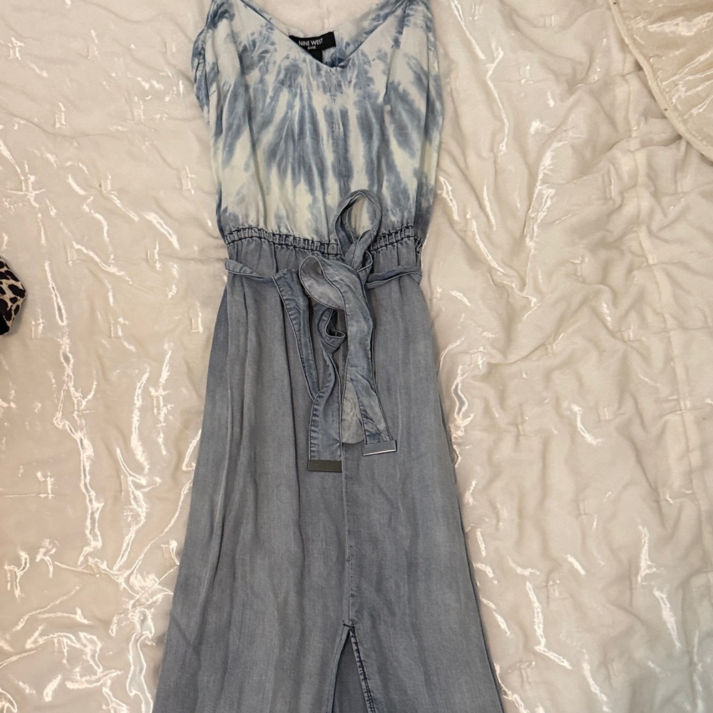 Tie-Dye Spaghetti Strap Dress